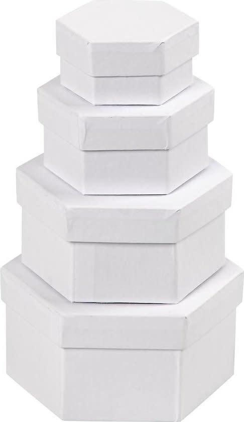Hexagonale dozen 4 stuks