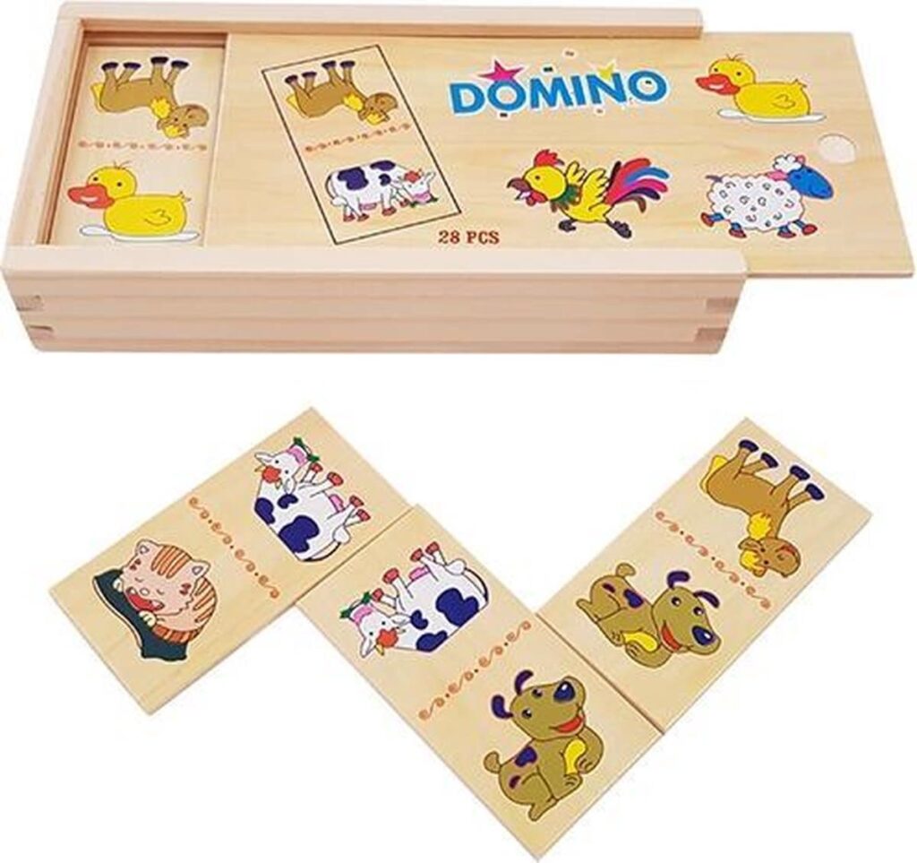 Houten Domino - Boerderij | Speel je Wijs