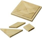 Houten Tangram Rubberwood | Speel je Wijs