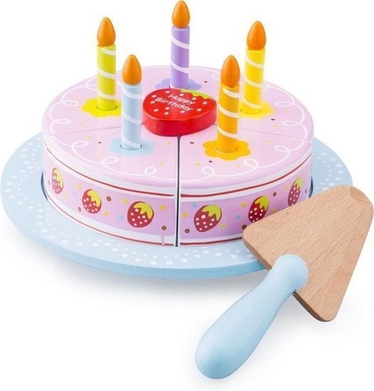 New Classic Toys - Snijtaart met Kaarsjes 2+ | Speel je Wijs