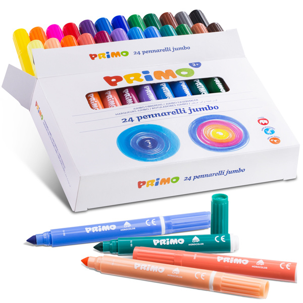Primo 24 Jumbo Viltstiften | Speel je Wijs