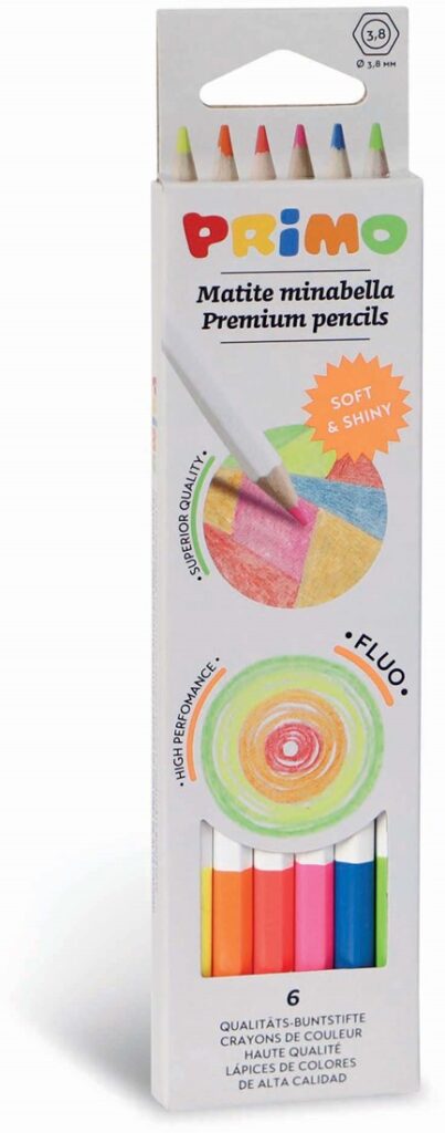 Primo 6 Minabella Kleurpotloden Fluor | Speel je Wijs