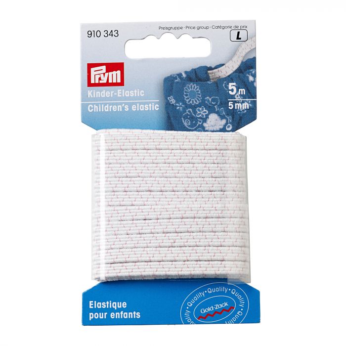 Prym - Goldzack Kleuterelastiek 5 mm-5 mtr