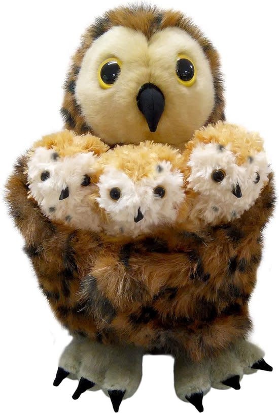 Puppet Company Handpop uil met vingerpopjes jongen | Speel je Wijs