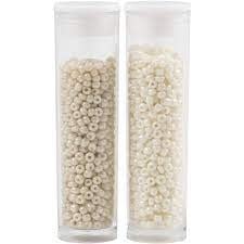 Rocailles D 1.7mm Beige en Parelmour