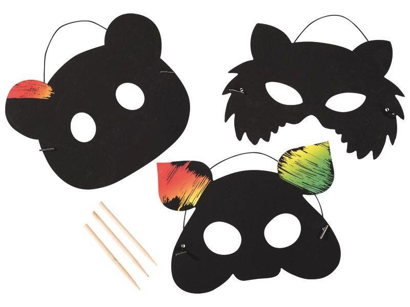 Scratch Maskers Dieren | Speel je Wijs