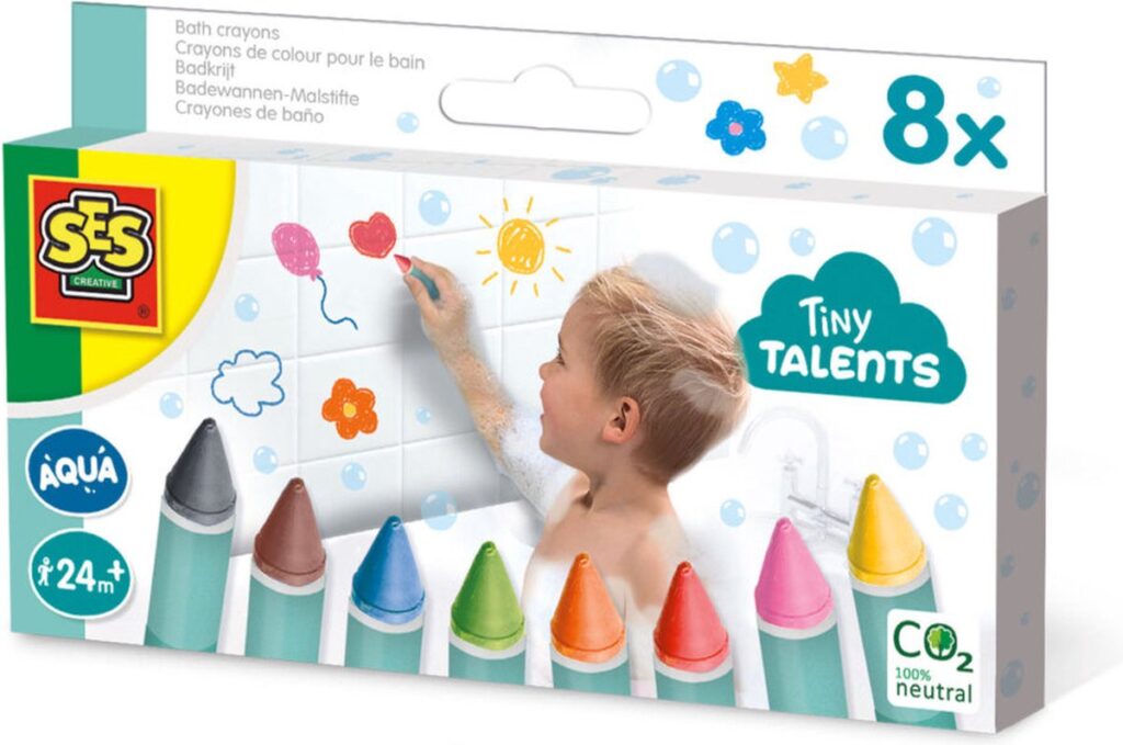 SES Tiny Talents Badkrijt - 8 Kleuren 2+