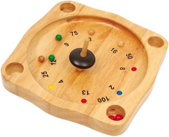 Small Foot Spel met Tol - Houten Boeren Roulette 5+ | Speel je Wijs