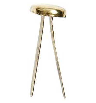 Splitpennen goudkleur 2cm 70st | Speel je Wijs