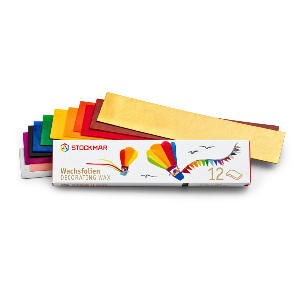 Stockmar Versierwas / Bijenwas Smal 12 kleuren| Speel je Wijs