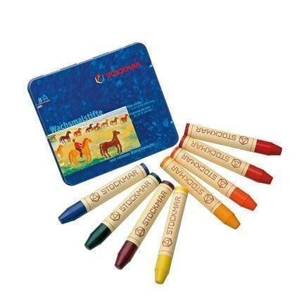 Stockmar Wasstiftjes / Krijtjes 8 kleuren | Speel je Wijs