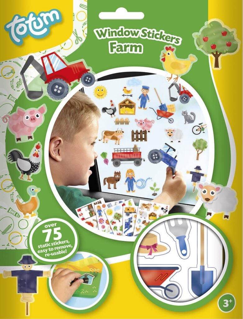 Totum Raamstickers Boerderij | Speel je Wijs