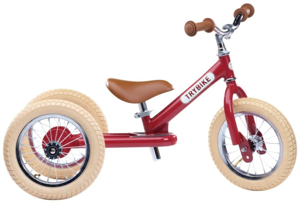 Trybike Loopfiets | Driewieler Vintage Red Mat