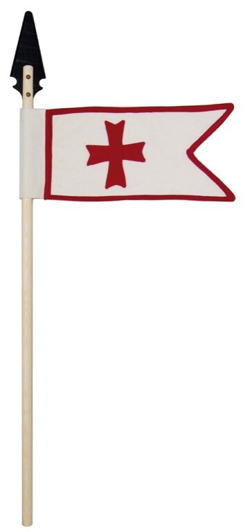 VAH Lans Tempelier Wit/Rood | Speel je Wijs