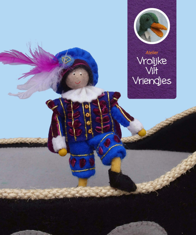 Atelier Vrolijke Viltvriendjes Hoofdpiet