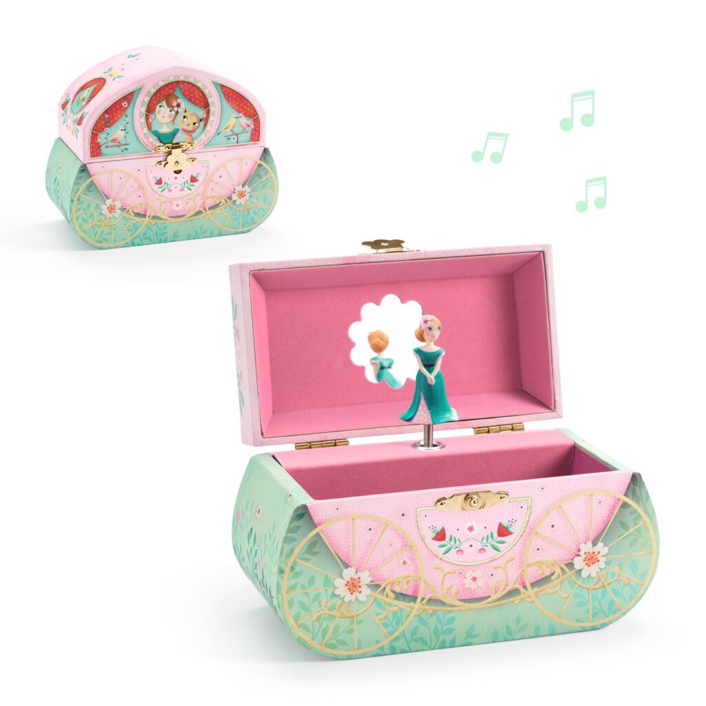 Djeco | Sieraden~Muziekdoos | Koets | Speel je Wijs