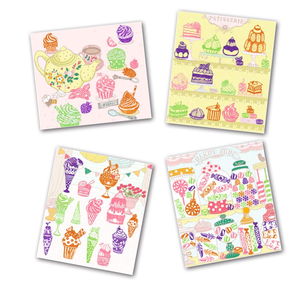 Djeco Knutselset - Artistic Patch | Sweets | Speel je Wijs