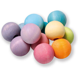 Grimm's Houten Grijpspeeltje Pastel | Speel je Wijs