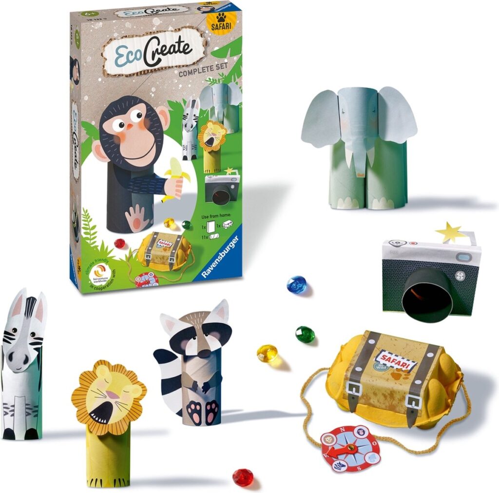Ravensburger EcoCreate Mini Safari - Hobbypakket