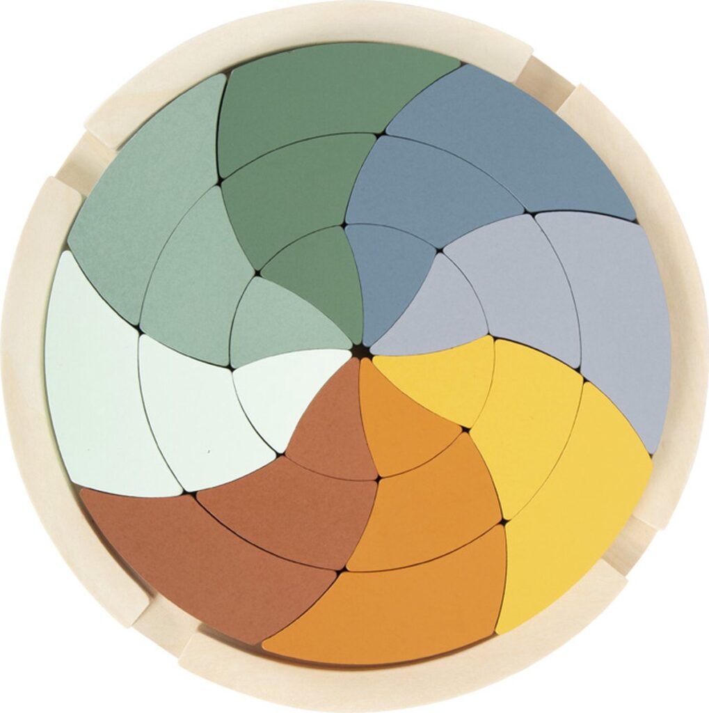 Small Foot Safari | Houten Kleurenpuzzel 3+