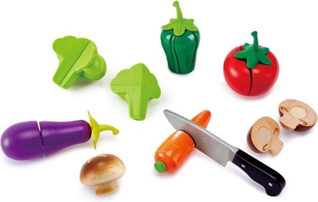 Hape houten verse groenten speelset - 8-delig