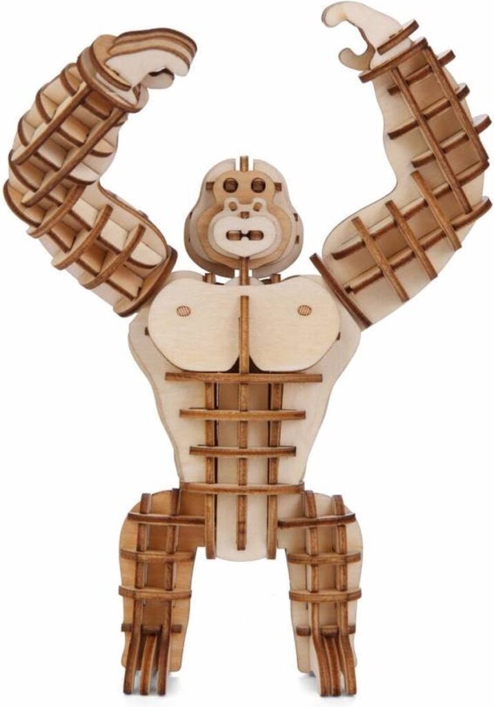 Kikkerland | Houten 3D Puzzel | Gorilla 14+