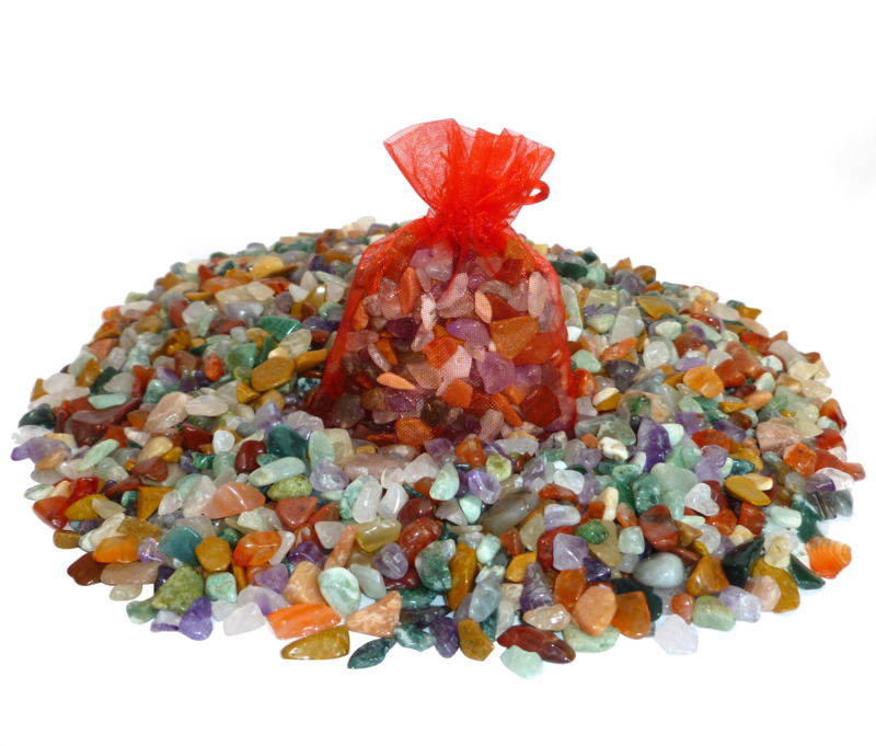 Mini Trommelsteentjes in Organza Zakje | Speel je Wijs