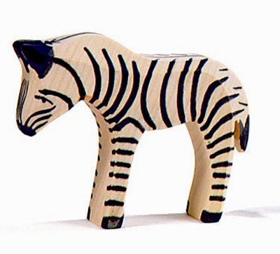 Ostheimer Houten Zebra klein | Speel je Wijs