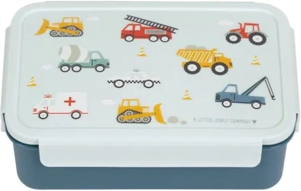 a Little Lovely Company Bento Lunchbox Voertuigen
