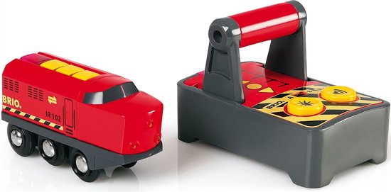 Brio-Rode RC locomotief met afstandsbediening | Speel je Wijs