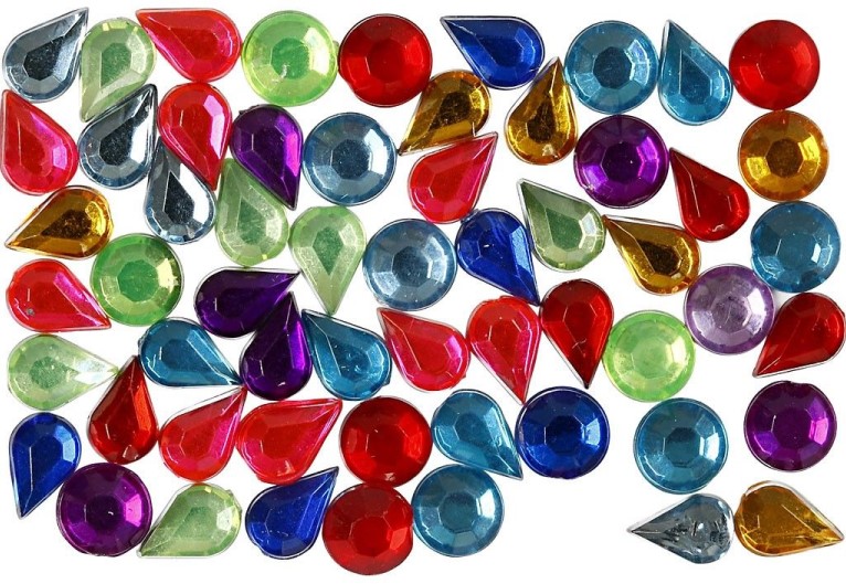 Creotime Strasstenen Rond en Druppel 5 mm - 15gr | Speel je Wijs
