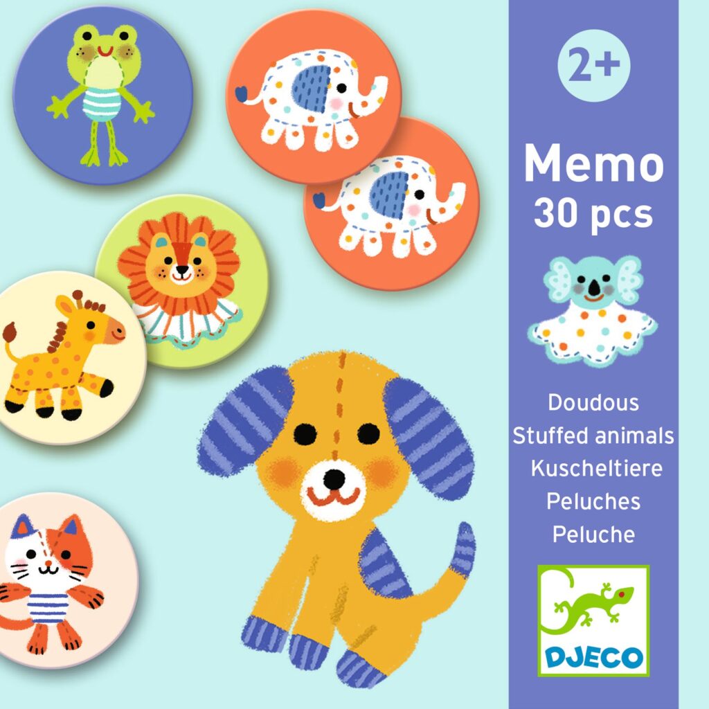 Djeco Memory Knuffeldieren 2+| Speel je Wijs