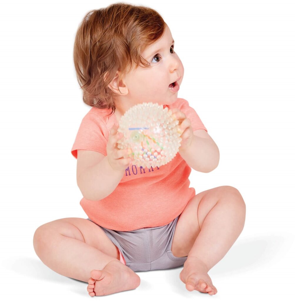 Edushape Sensory bal met Kleurkraaltjes