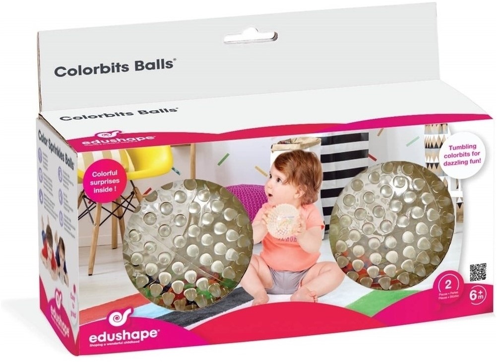 Edushape Sensory bal met Kleurkraaltjes