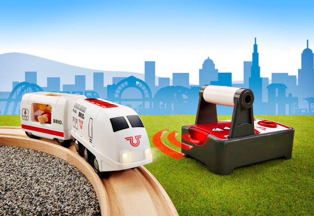 Brio Witte Locomotief met afstandsbediening | 33510