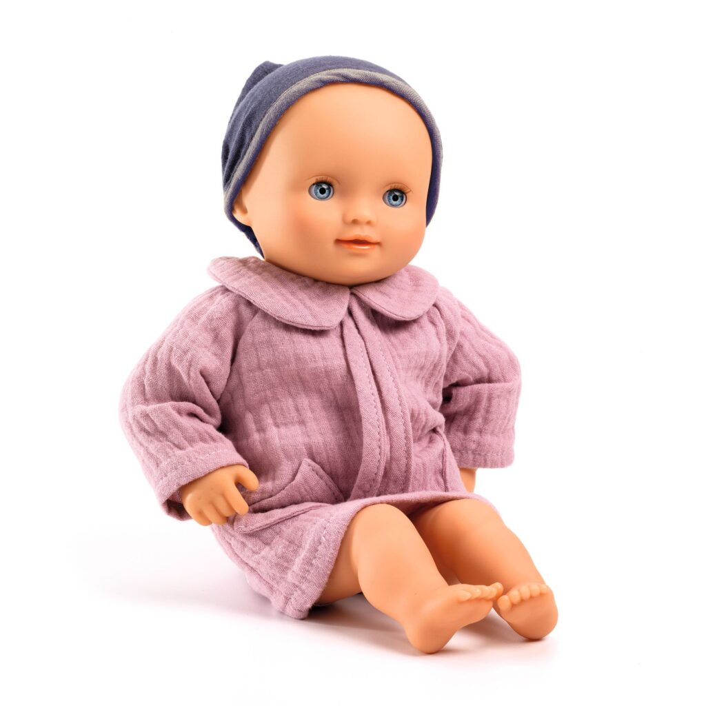 Djeco Pomea | Babypop Dahlia Purple 32cm | Speel je Wijs
