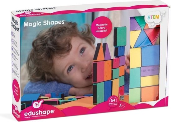 Edushape Magische Vormen met Bord - 54 stuks