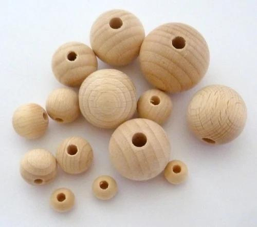 Houten Kraal 12mm - Zakje 10 stuks