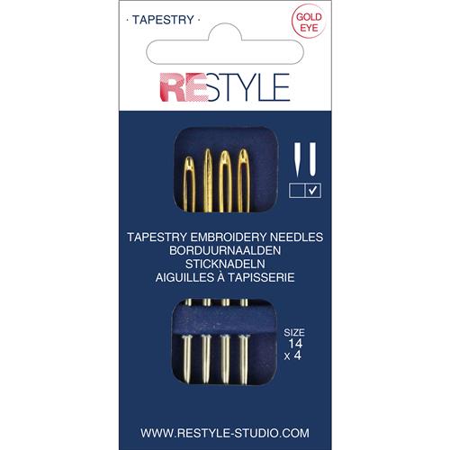 ReStyle Borduurnaalden met Ronde punt 14 / 4 stuks   | Speel je Wijs