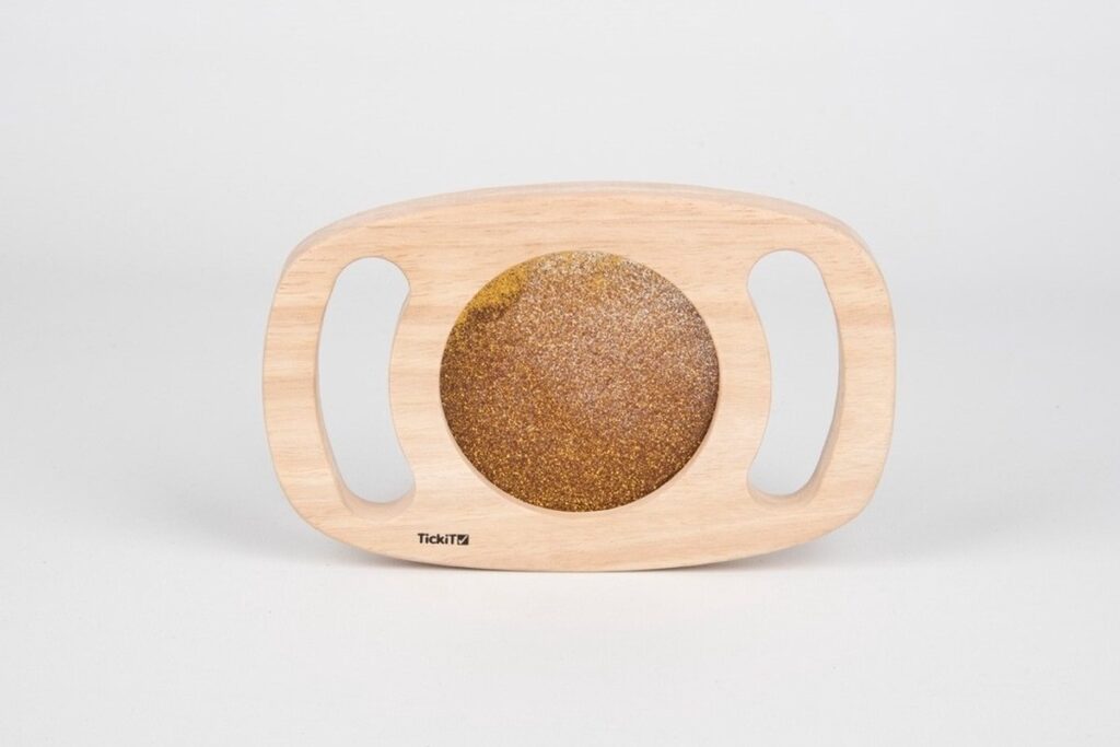TickiT Easy Hold Glitter Venster Goud | Speel je Wijs