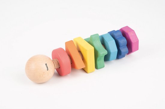 TickiT Regenboog houten vormen Twister| Speel je Wijs
