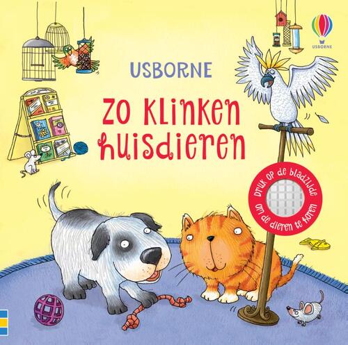 Usborne Geluidenboekje - Zo klinken Huisdieren 1+ | Speel je Wijs