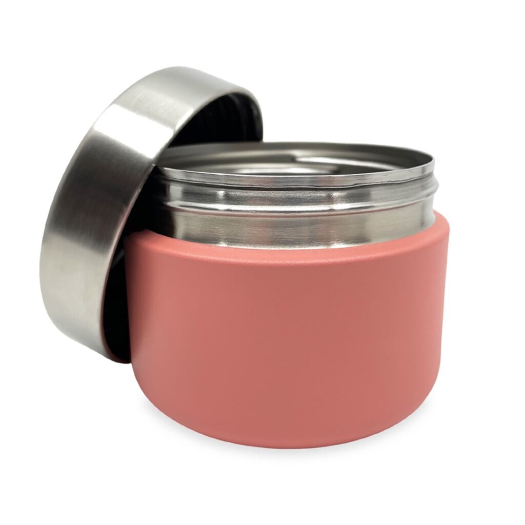 Smikkels RVS Fruitbakje 420ml - Roze | Speel je Wijs