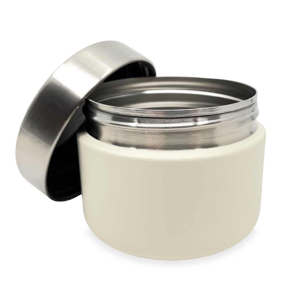 Smikkels RVS Fruitbakje 420ml - Zacht Wit | Speel je Wijs