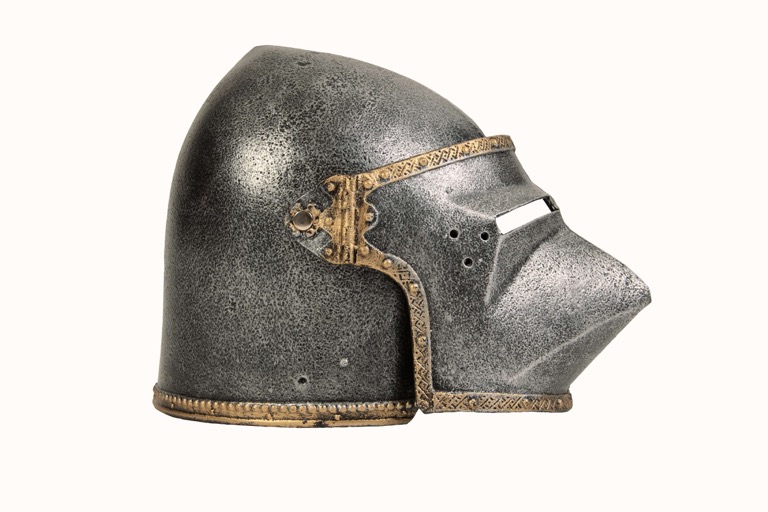 VAH Kunststof Ridderhelm met Vizier | Speel je Wijs