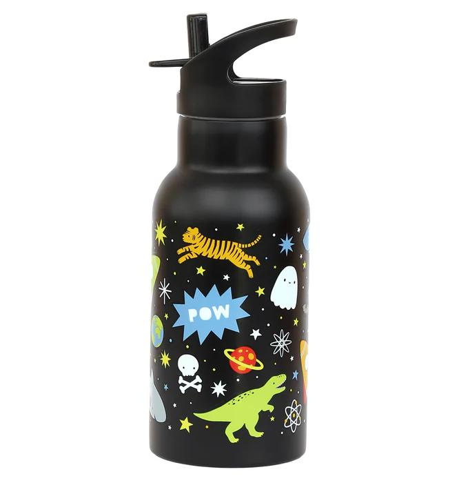 a Little Lovely Company RVS Drinkfles Galaxy | Speel je Wijs