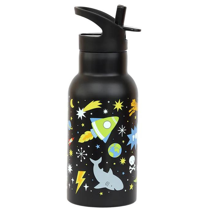 a Little Lovely Company RVS Drinkfles Galaxy | Speel je Wijs