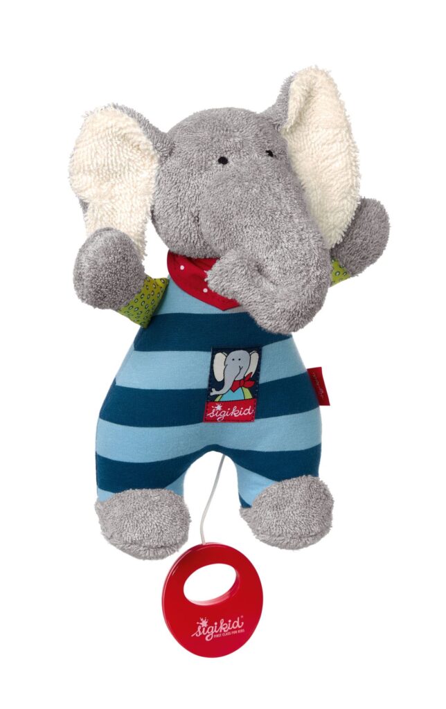 Sigikid Muziekknuffel Olifant Lolo Lombardo | Speel je Wijs