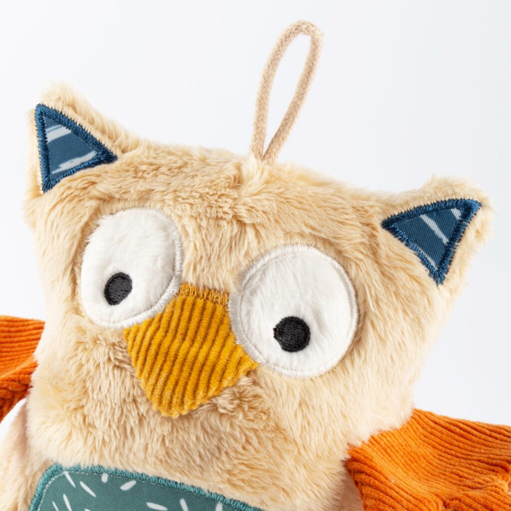 Sigikid Muziekknuffel Uil Geel | Speel je Wijs