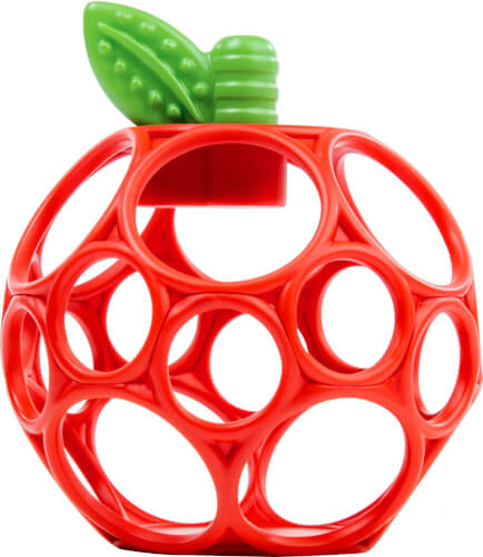 Oball | Babybal met Bijtring Appel | 6mnd+